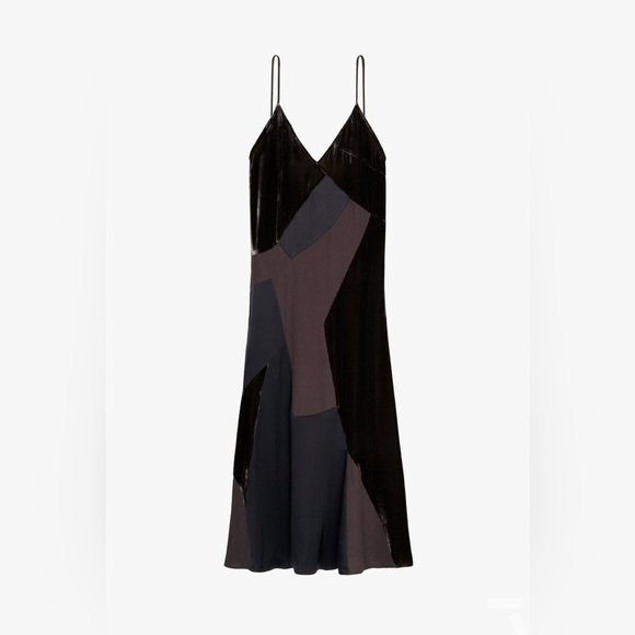 Zara Dresses & Skirts - - 🎀 ZARA limited edition small silky grey maxi midi slip dress small
